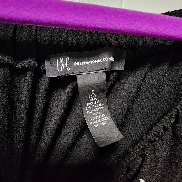 INC Internation Concepts Embroidered Floral Top Size S - Picture 3 of 7